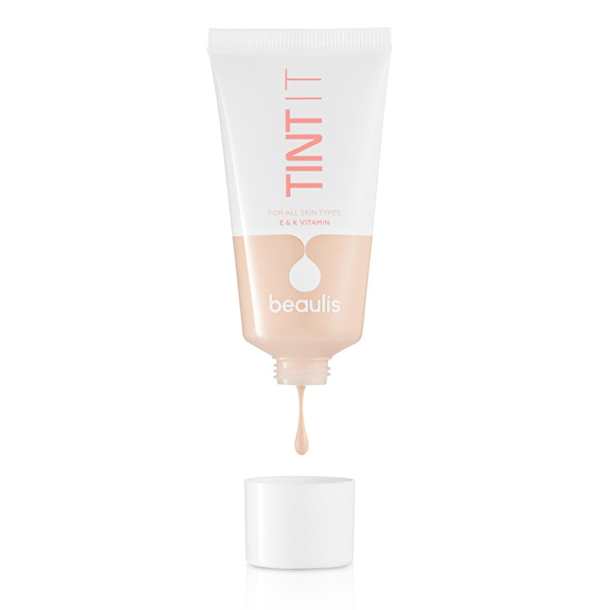 Beaulis Tint It Foundation 106 Light Porcelain - Medium Coverage Foundation Makeup with Vitamins E & K
