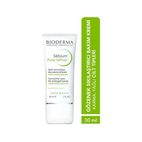 Bioderma Sebium Pore Refiner Face Moisturizer for Combination/Oily Skin - Lightweight, Non-Greasy, Pore Minimizing