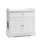Wooden Cat Litter Box Enclosure with Drawer Side Table Furniture