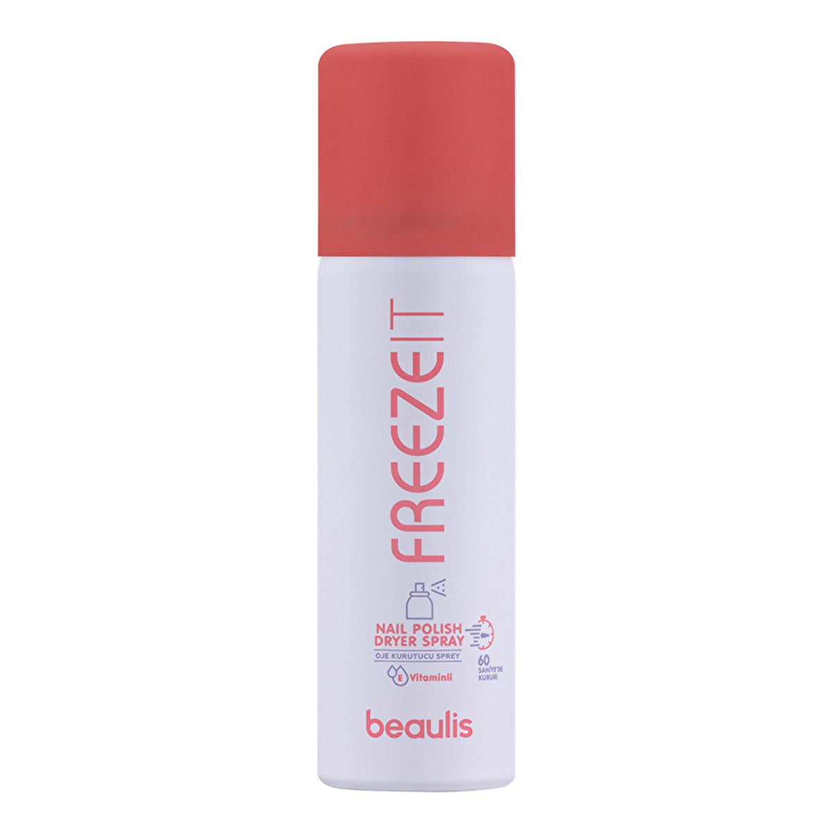 Beaulis Freeze It Nail Dryer Spray - Quick Dry Nail Polish Spray for Stronger Nails - 50ml