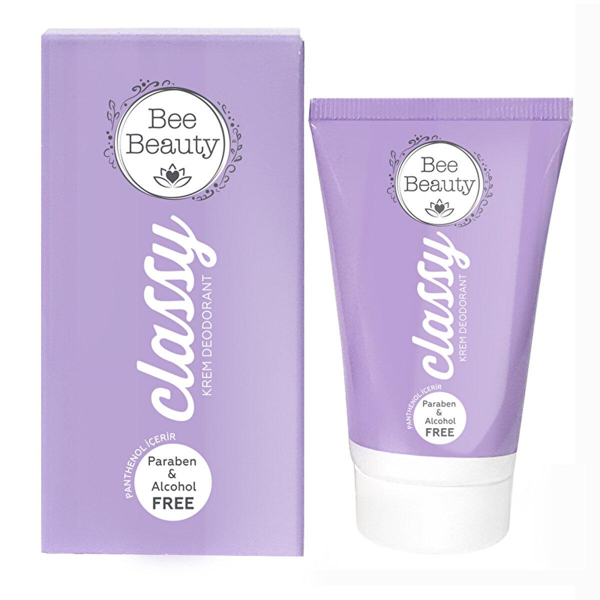 Bee Beauty Classy Cream Deodorant: Long-Lasting Odor Protection, Alcohol & Paraben-Free, Perfect for Sensitive Skin