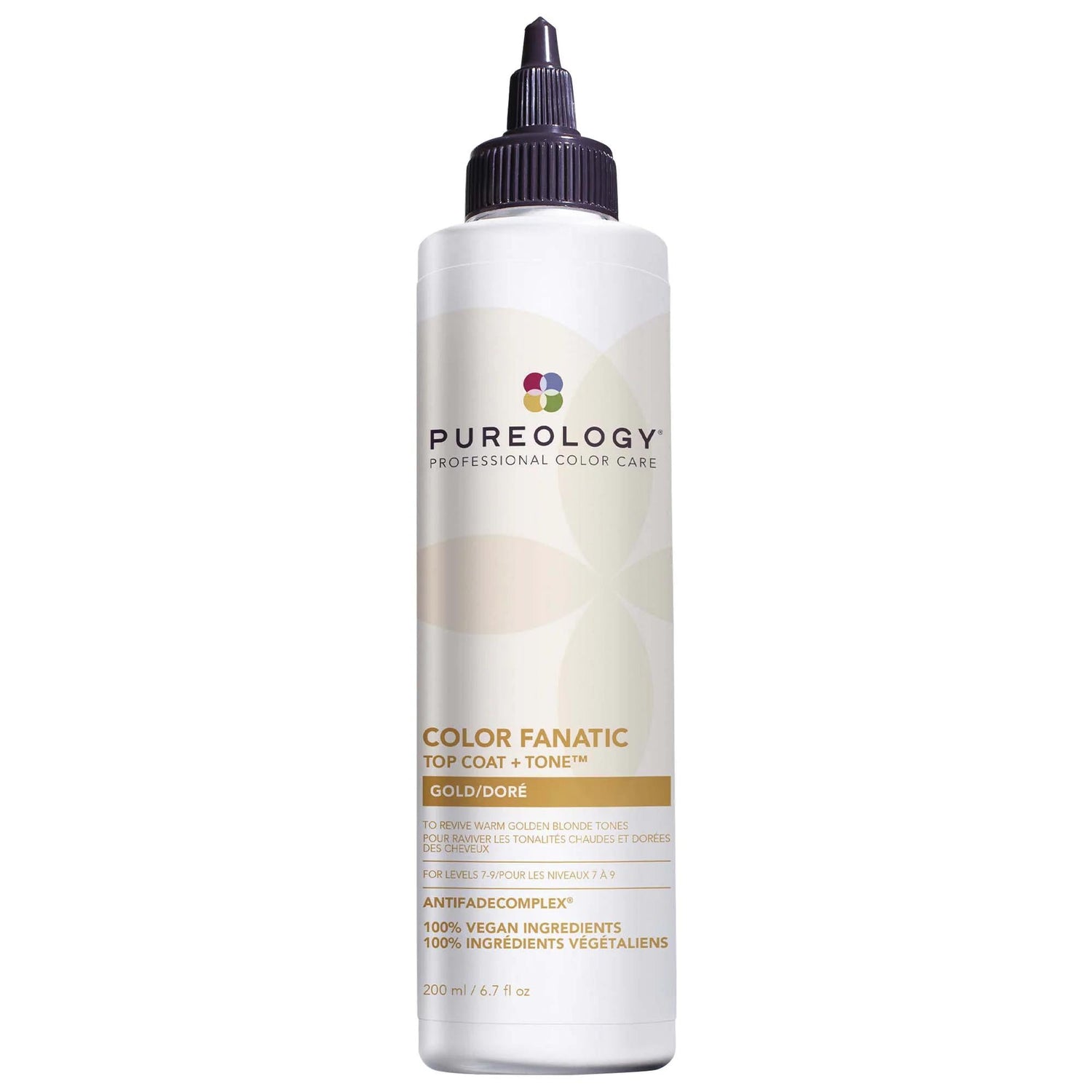 Pureology Color Fanatic Top Coat + Tone Hair Gloss: Anti-Brass, Shine Enhancing, Vegan & Sulfate-Free