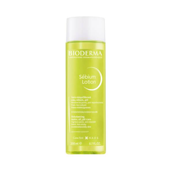 Bioderma Sebium Lotion - Non-Comedogenic Skincare for Oily & Acne-Prone Skin, 6.76 fl oz