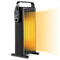 1500W Electric Space Heater Oil Filled Radiator Heater with Foldable Rack