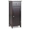 Wooden Bathroom Floor Storage Cabinet with Drawer and Shelf