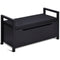 34.5 ×15.5 ×19.5 Inch Shoe Storage Bench with Cushion Seat for Entryway