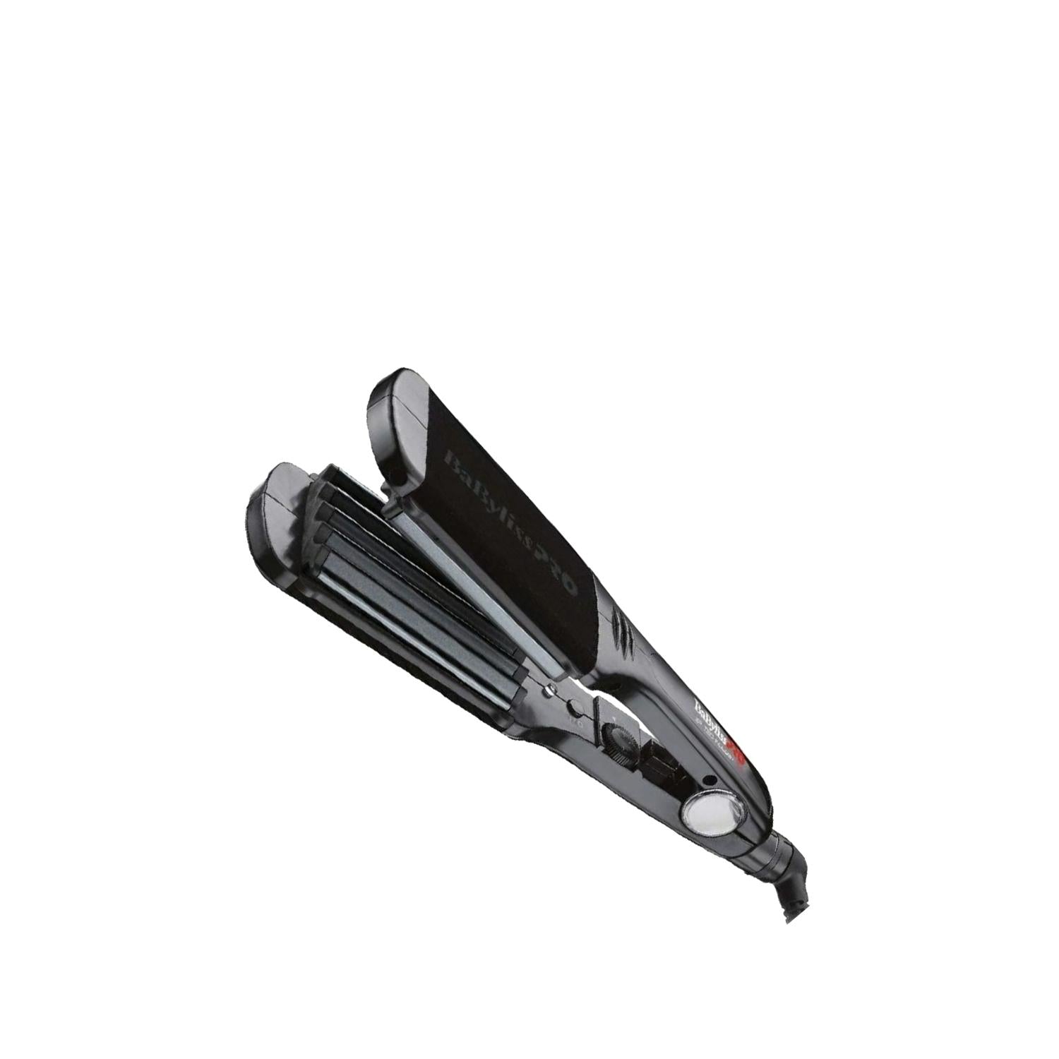 BaByliss PRO 2512TTE 60mm Hair Crimper & Straightener - Professional Grade Styling Tool for Salon-Quality Results