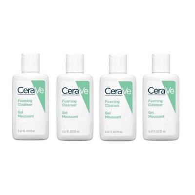 CeraVe Foaming Cleanser - 4 Pack | 20ml Each