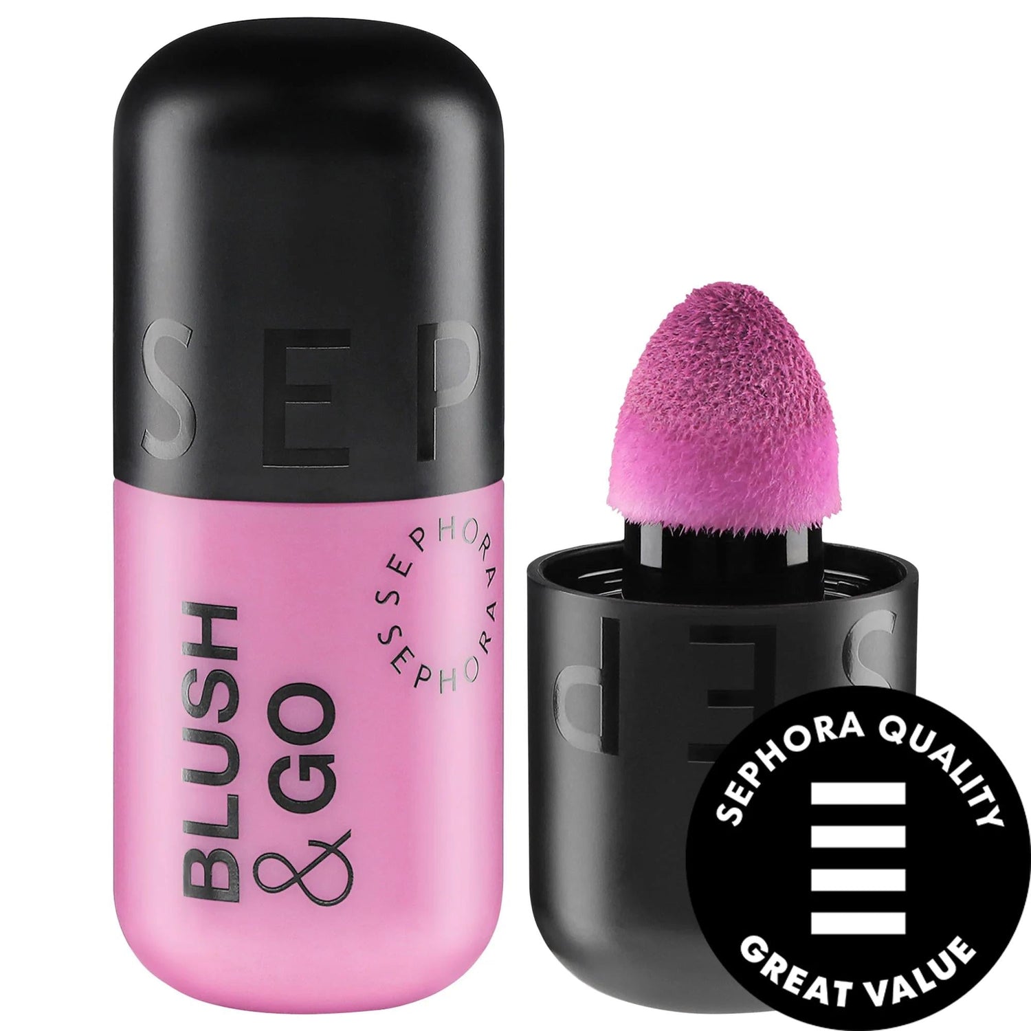 Blush & Go Longwear Matte Liquid Blush: Vegan, Cruelty-Free Lip & Cheek Tint for Buildable, Transfer-Proof Color That Lasts All Day