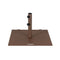 24 Inch Square Patio Umbrella Base 50 LBS Weighted