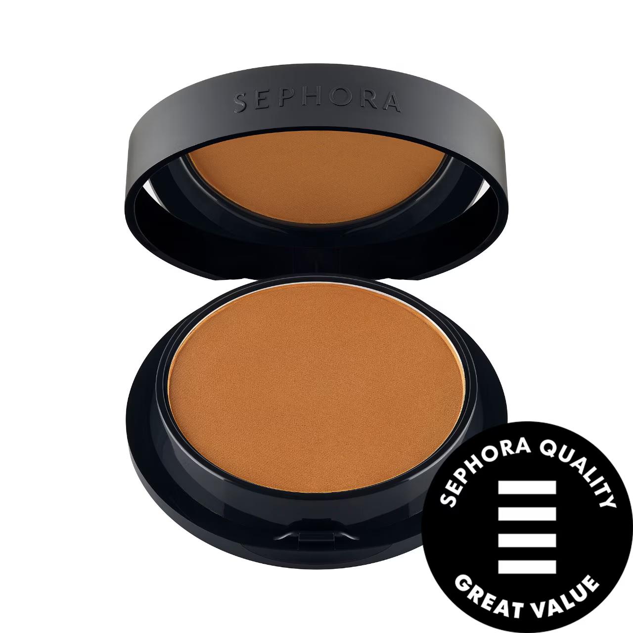 Best Skin Matte Powder Foundation - Long-Lasting Buildable Coverage, Shine Control