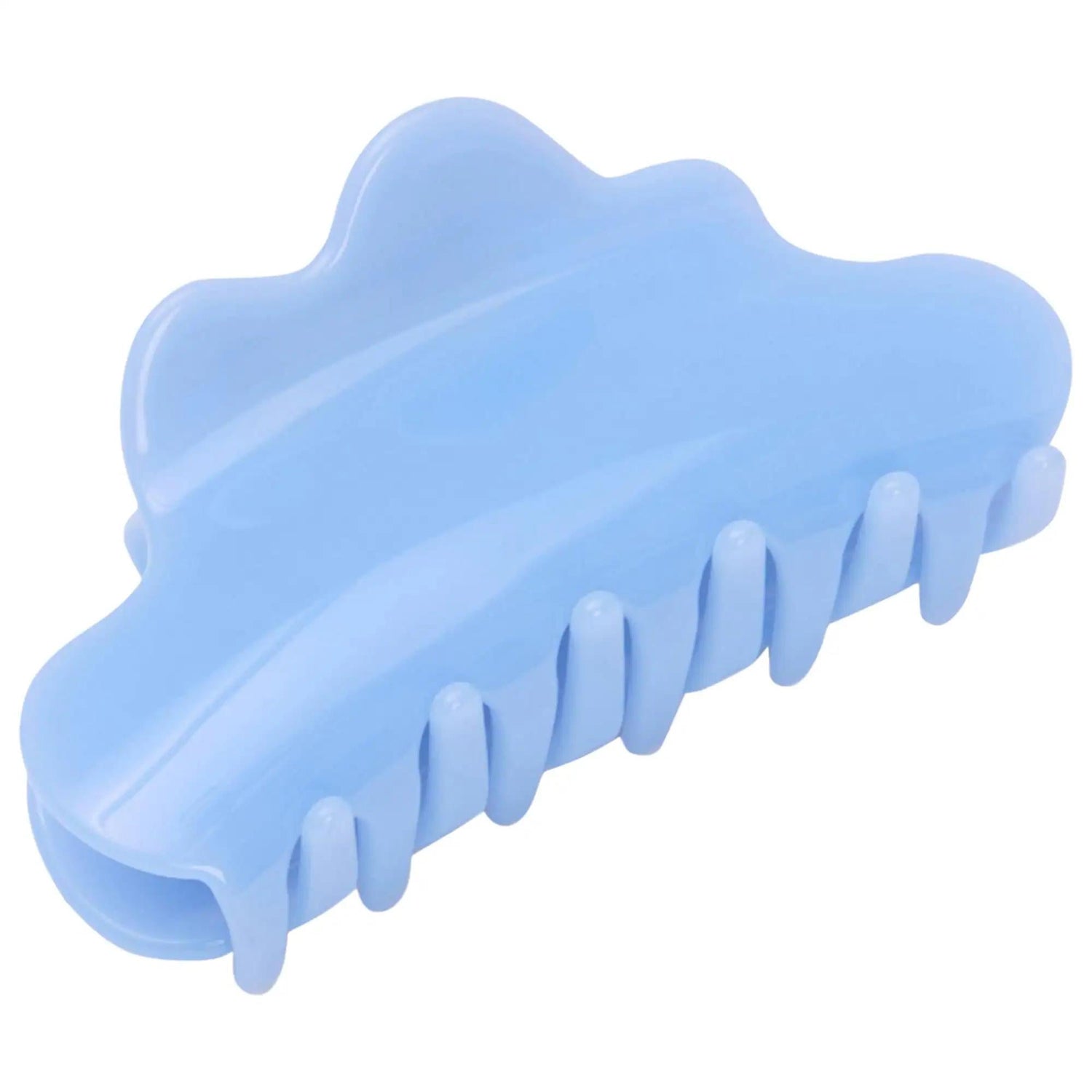 Baby Nimbus Periwinkle Hair Claw Clip: Secure, Stylish Hold for Fine Hair - Sustainable Plant-Based Acetate