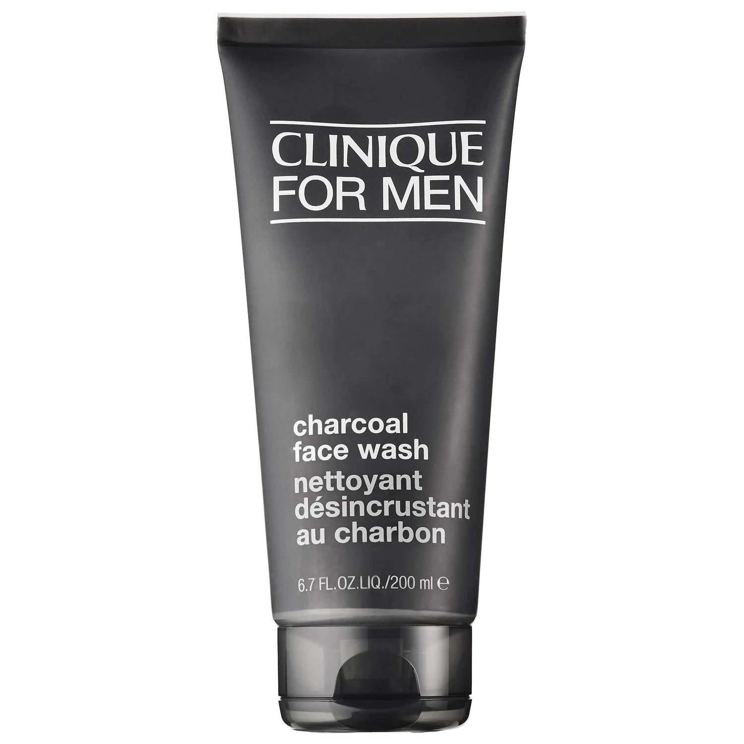 Charcoal Face Wash for Men - Detoxifying, Fragrance-Free Facial Cleanser for Oily Skin - Natural Charcoal Skincare