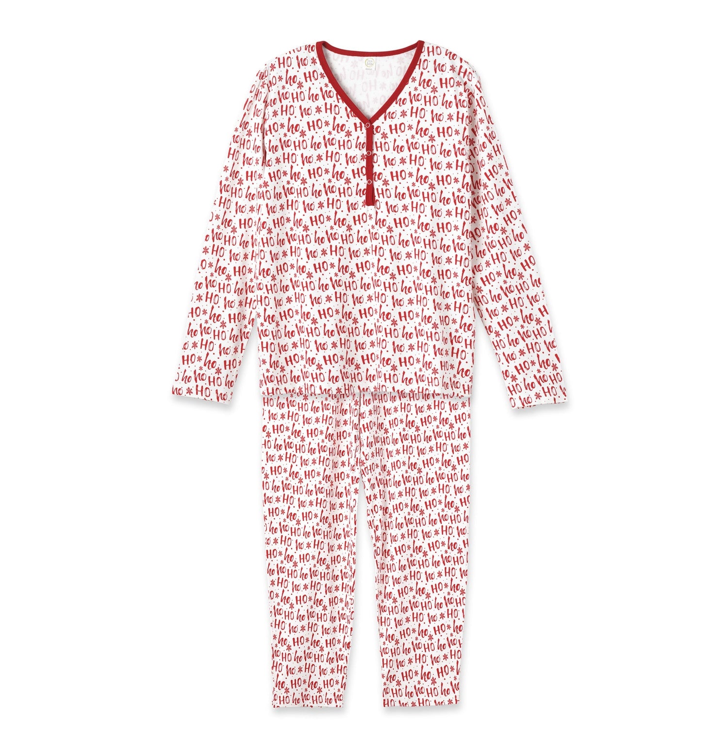 Christmas Ho-Ho-Ho Women's Bamboo Pajama Family Matching Set
