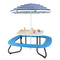 Toddler Outdoor Activity Table with Adjustable and Collapsible Umbrella