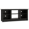 TV Stand for up to 65 Inch Flat Screen TVs with Adjustable Shelves for 18 Inch Electric Fireplace (Not Included)