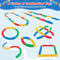 Colorful Kids Wavy Balance Beam with Textured Surface and Non-slip Foot Pads