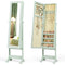 Mirrored Standing Jewelry Cabinet Storage Box