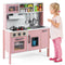 Wooden Pretend Play Kitchen Set for Toddlers