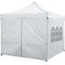10 x 10 FT Pop up Canopy Tent with 4 Removable Sidewalls and Wheeled Bag