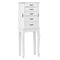 Standing Jewelry Box with 4 Drawers and 2 Side Doors