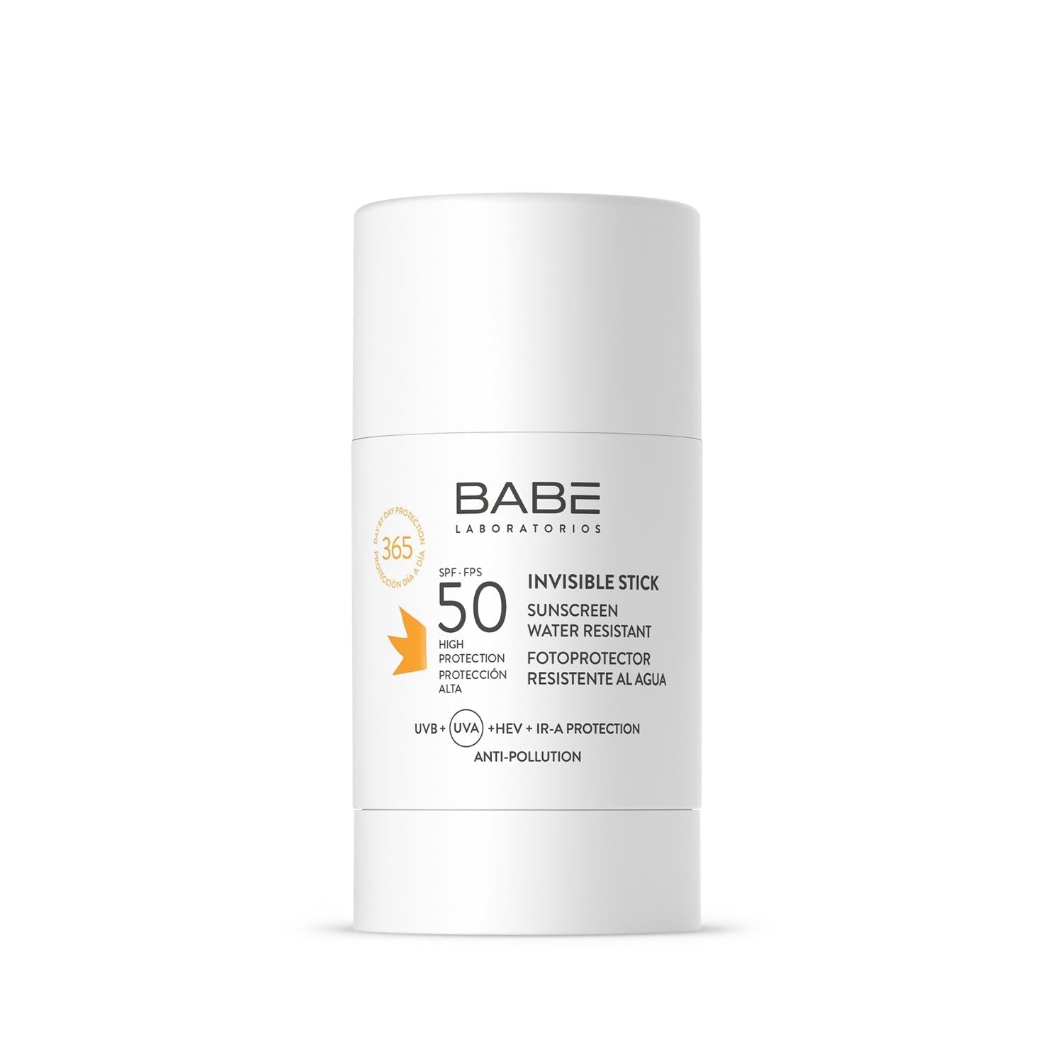Babe SPF 50 Invisible Sunscreen Stick - 30g Portable Sun Protection - No White Cast, Travel-Friendly