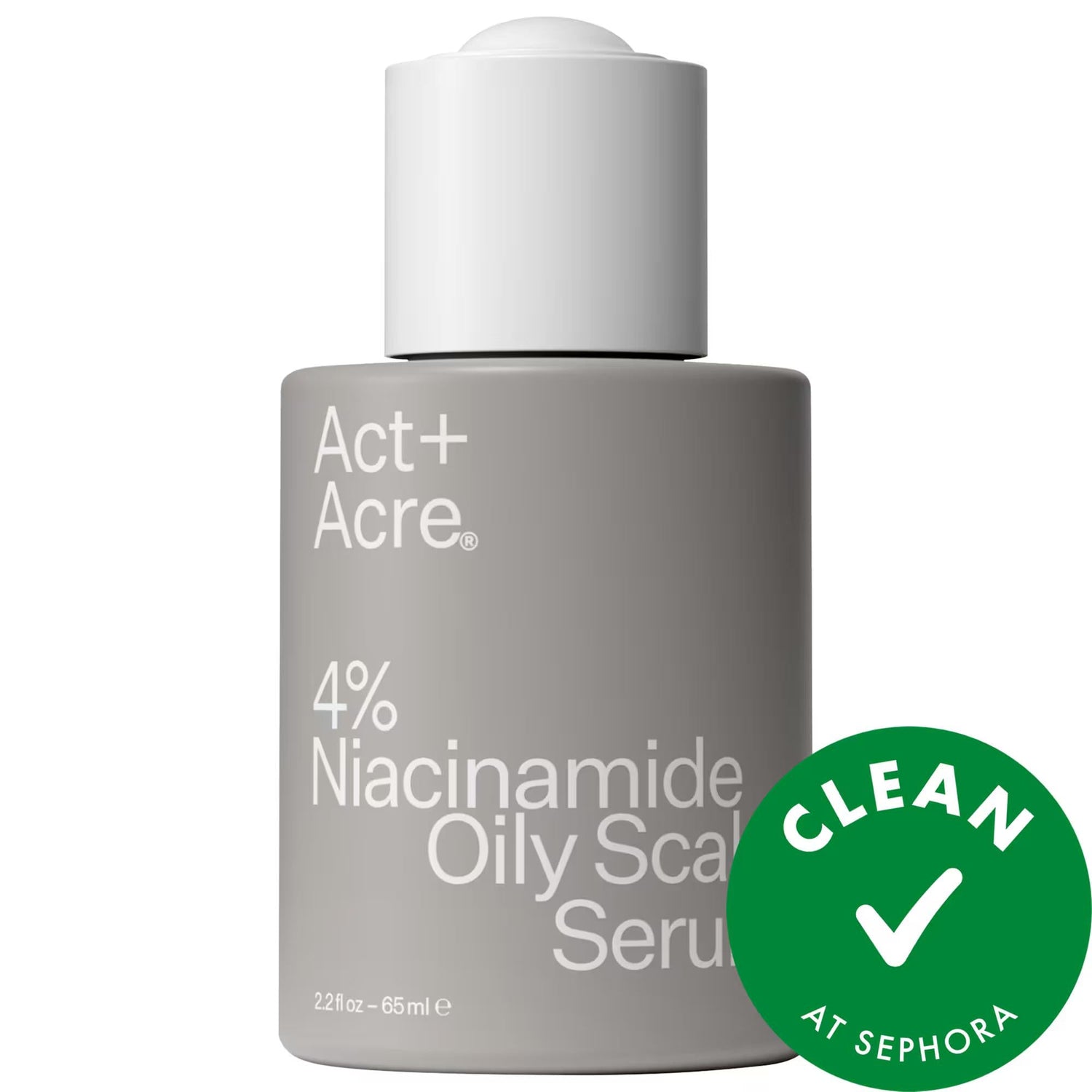 Act+Acre 4% Niacinamide Scalp Serum: Oil Control, Extend Washes, Vegan & Cruelty-Free - pH Balanced Treatment for Oily Scalp & Hair