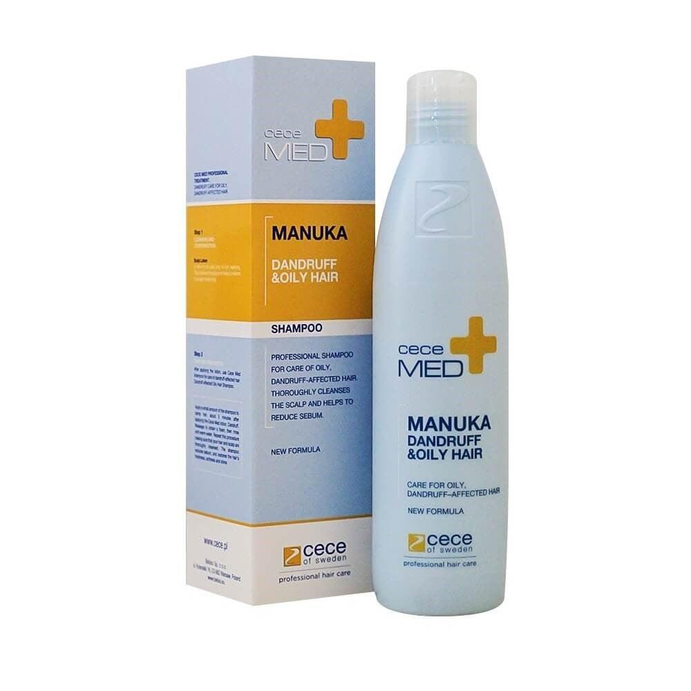 CeceMED Manuka Anti-Dandruff Shampoo for Oily Hair - Natural Dandruff Treatment & Hair Care - 10.14 fl oz