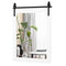 30 x 22 Inch Wall Mount Mirror with Wood Frame
