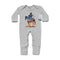 Where The Buffalo Roam - Infant Western Watercolor One-Piece Footed Pajamas W/Mittens