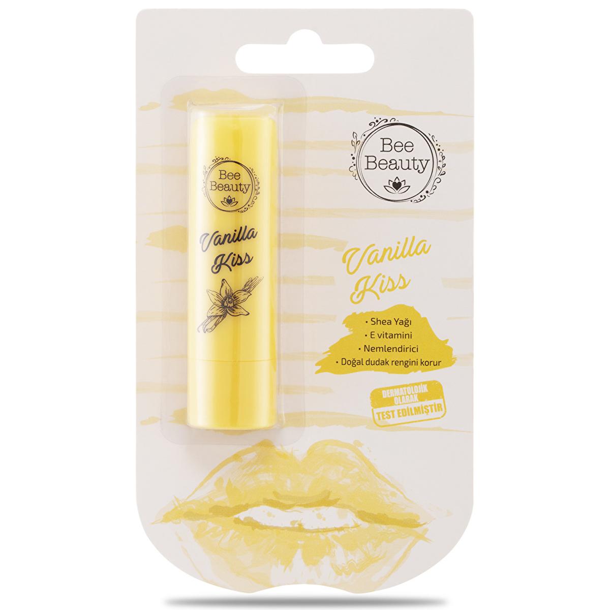 Bee Beauty Lip Balm Vanilla Kiss - Hydrating & Smooth for All Skin Types