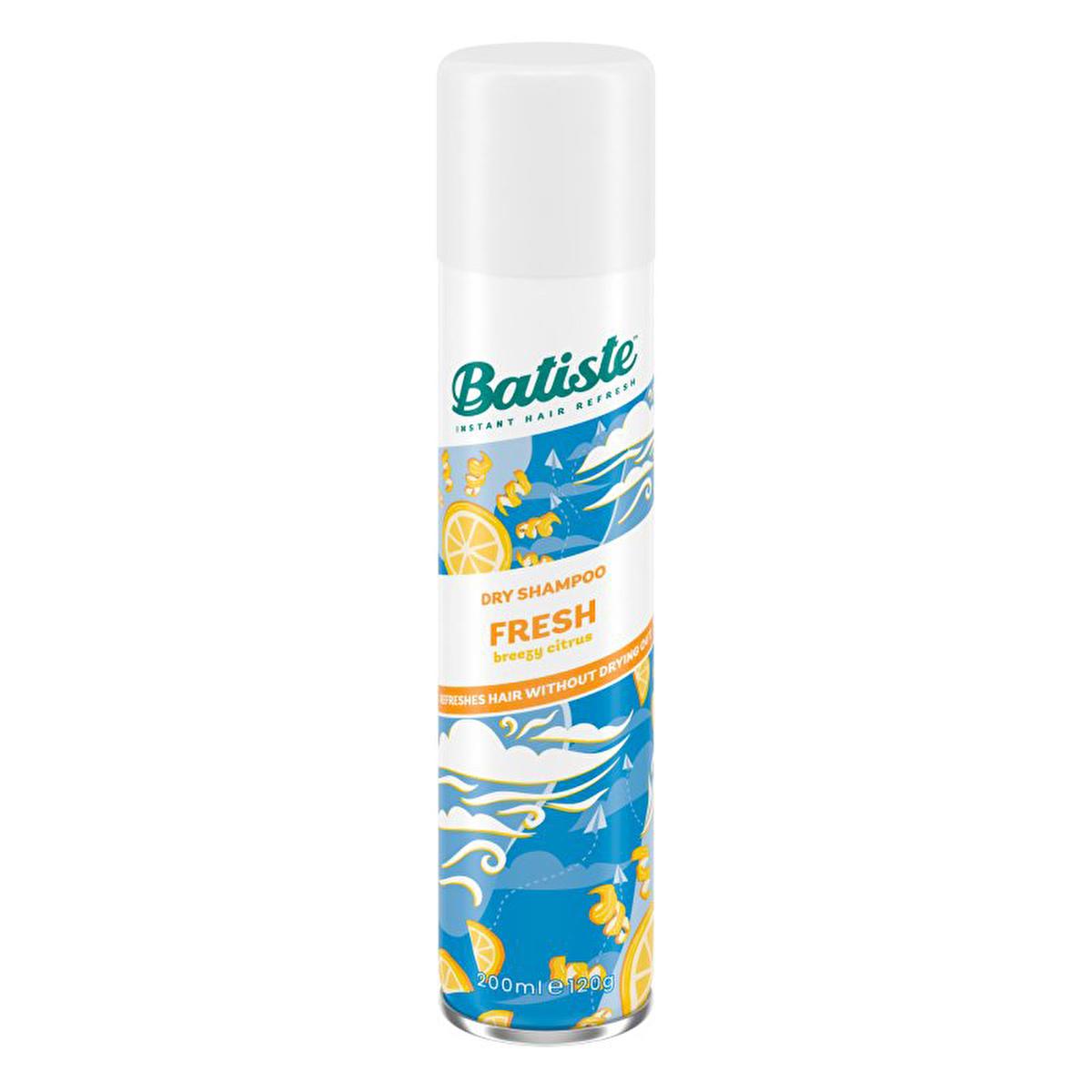 Batiste Dry Shampoo, 200ml - Award-Winning Formula for Fresh, Oil-Free Hair