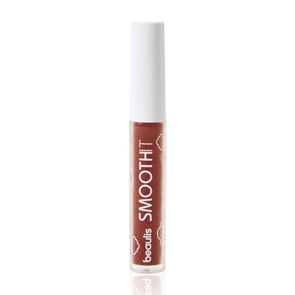Beaulis Smooth It Matte Lipstick - Soft, Creamy Texture - 128 Caramel Kiss