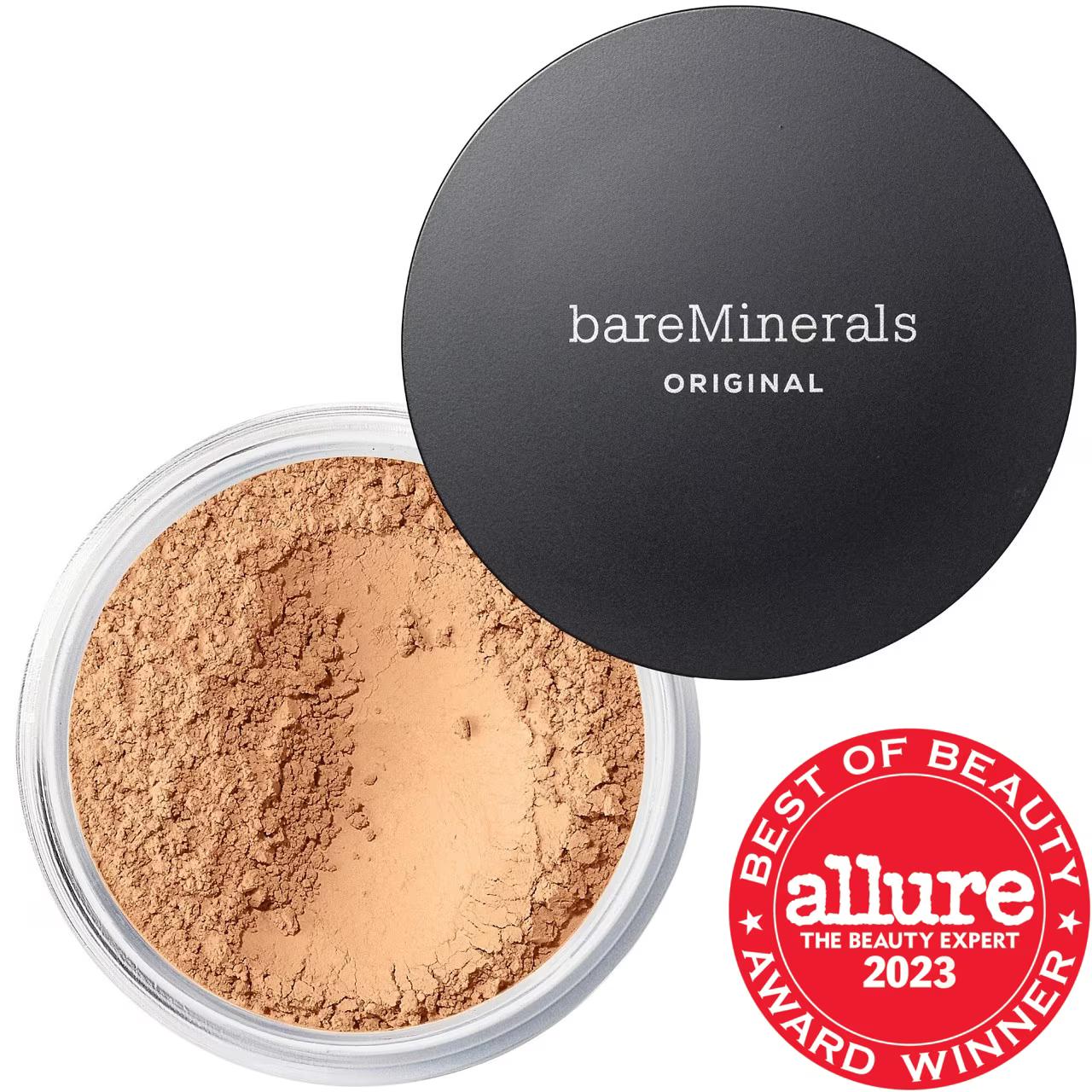 Bare Minerals Original Loose Talc-Free Powder Mineral Foundation SPF 15 - Lightweight, Buildable Coverage & Natural Luminous Finish