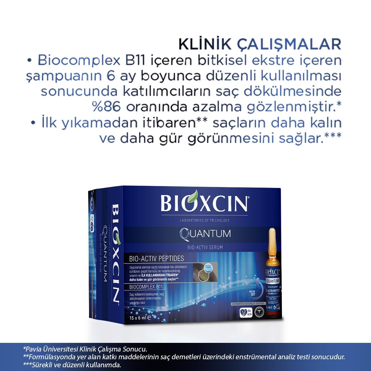 Bioxcin Quantum Bio-Activ Serum - Hair Loss Treatment & Nourishment for Thicker Hair
