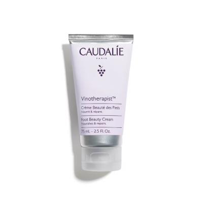 Caudalie Vinotherapist Foot Cream 75ml - Nourishing Vegan Foot Care for Dry, Cracked Feet