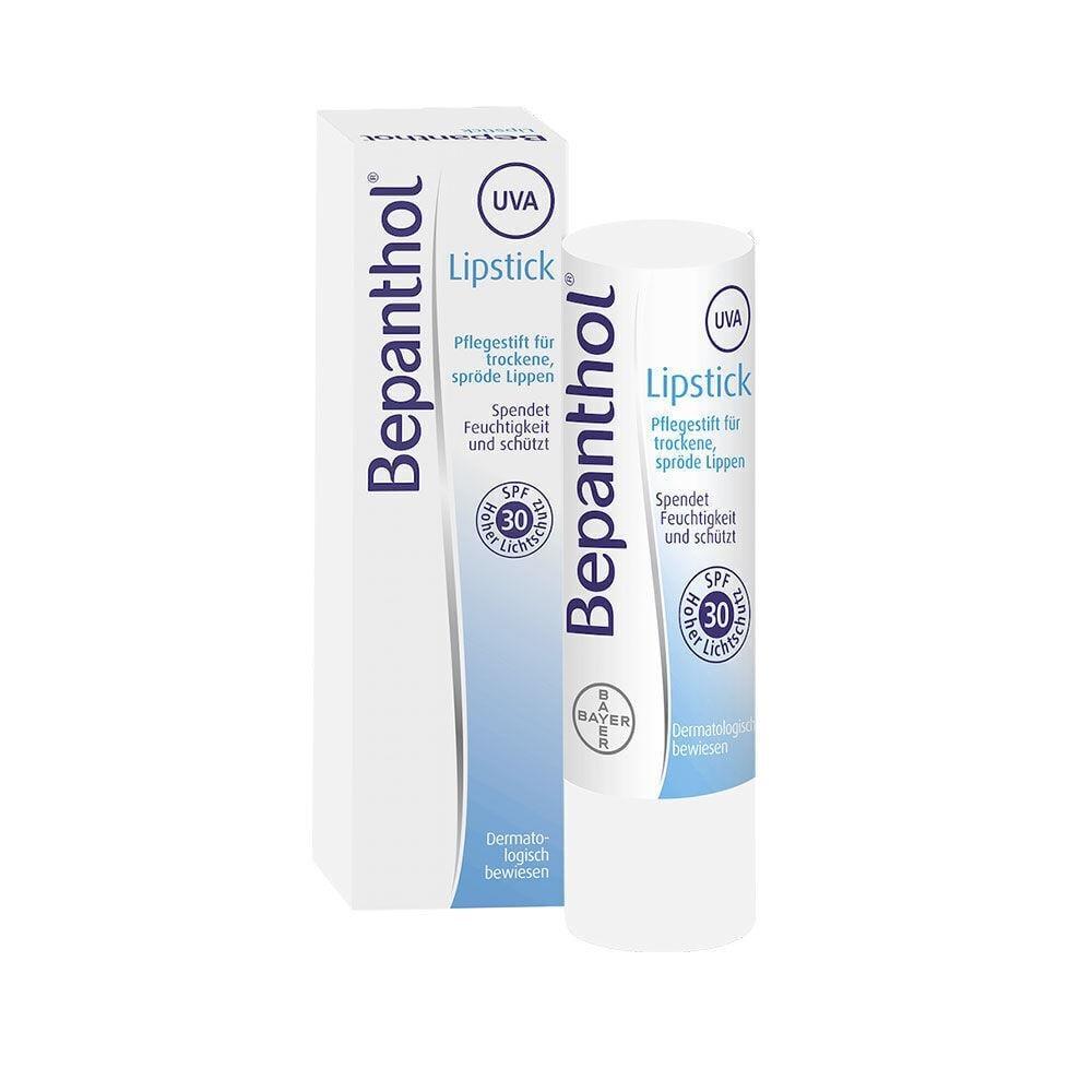 Bepanthol Lipstick Sun Protective Lip Care Cream SPF 30 - Moisturizes & Protects Dry Lips